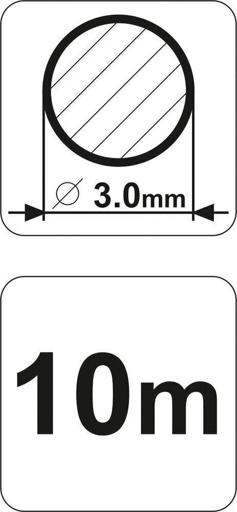 Trimmeri jõhv (ümmargune) Flo d-3.0mm x 10m (89406) hind ja info | Aiatööriistade varuosad | hansapost.ee