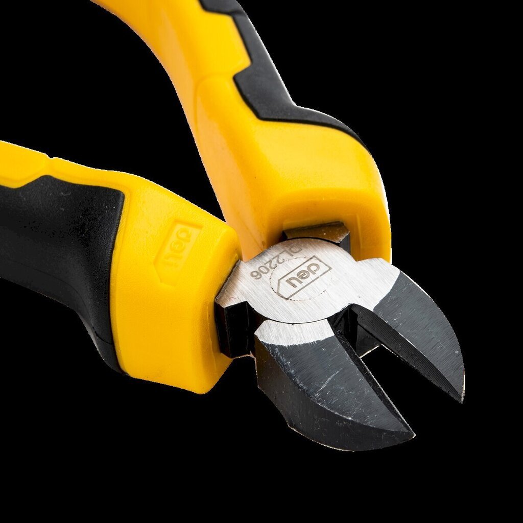 Diagonaaltangid 6" Deli Tools EDL2206, kollane hind ja info | Käsitööriistad | hansapost.ee