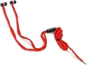 Omega Freestyle наушники + микрофон FH2112, красный цена и информация | Наушники | hansapost.ee