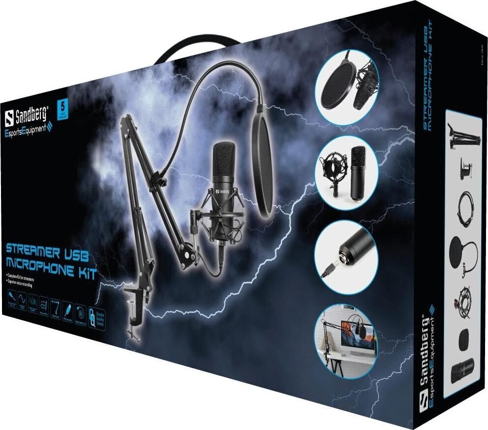 Mikrofoni KIT Sandberg 126-07 hind ja info | Mikrofonid | hansapost.ee
