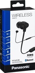 Juhtmevabad kõrvasisesed kõrvaklapid Panasonic, RP-NJ310BE-K hind ja info | Kõrvaklapid | hansapost.ee