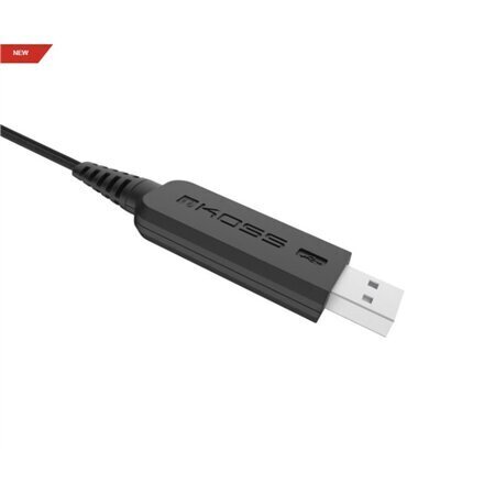 Juhtmega kõrvapealsed mikrofoniga kõrvaklapid Koss CS200 USB hind ja info | Kõrvaklapid | hansapost.ee