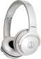 Juhtmevaba kõrvapealsed kõrvaklapid Audio Technica , valge : ATH-S220BTWH hind ja info | Kõrvaklapid | hansapost.ee