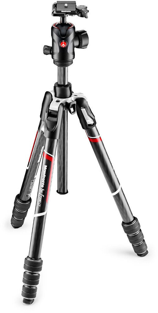 Manfrotto statiivikomplekt Befree GT CF 4 MKBFRTC4GT-BH hind ja info | Fotoaparaatide statiivid | hansapost.ee