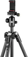 Manfrotto штатив Element MII Mobile Bluetooth Carbon MKELMII4CMB-BH, черный цена и информация | Manfrotto Мобильные телефоны, Фото и Видео | hansapost.ee