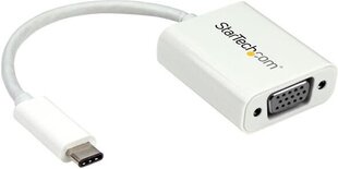 STARTECH USB-C to VGA Adapter - White hind ja info | USB adapterid ja jagajad | hansapost.ee