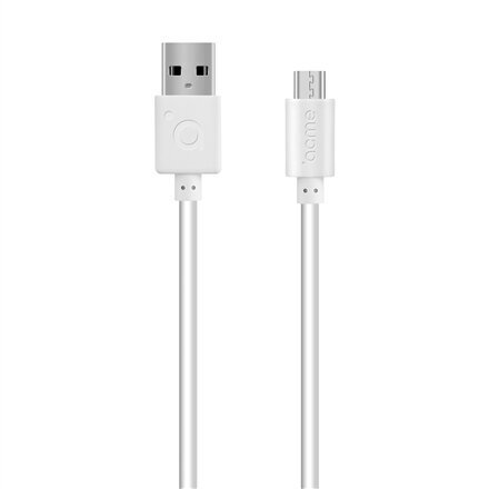 Acme CB1012W Micro USB, USB A, 2 m, Whit цена и информация | Mobiiltelefonide kaablid | hansapost.ee