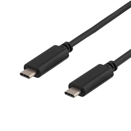 Deltaco USBC-1054, USB C, USB A, 1m hind ja info | Mobiiltelefonide kaablid | hansapost.ee