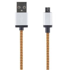 Streetz USB 2.0 "A-micro B", 2.0 м, оранжевый / Micro-119 цена и информация | Borofone 43757-uniw | hansapost.ee