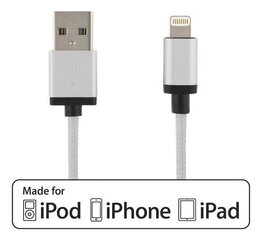 Deltaco IPLH-230F, Lightning, USB, 2м цена и информация | Кабели для телефонов | hansapost.ee