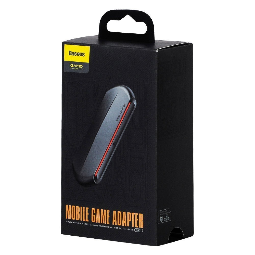 Baseus Gamo mobiilimänguadapter 2x USB HUB GA01 must klaviatuuri ja hiire jaoks (GMGA01-01) hind ja info | USB adapterid ja jagajad | hansapost.ee