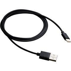 CANYON UCBC-1 USB to Type-C Cable - Black, 1A/1m (PS5, Xbox Series, Switch) hind ja info | Mobiiltelefonide kaablid | hansapost.ee