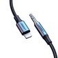 Ugreen MFI Lightning – 3,5 mm minipistikuga helikaabel AUX kõrvaklappide adapter hall (70509) цена и информация | Mobiiltelefonide kaablid | hansapost.ee
