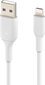 BELKIN PVC A-LTG 2M WHT цена и информация | Mobiiltelefonide kaablid | hansapost.ee