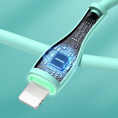 Joyroom USB - Lightning cable 2,4 A 1 m green (S-1030M8) цена и информация | Borofone 43757-uniw | hansapost.ee