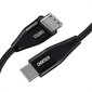 Choetech USB Type C – USB Type C toitekaabel 60W 2m must (XCC-1004-BK) цена и информация | Mobiiltelefonide kaablid | hansapost.ee