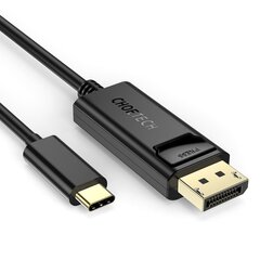 Однонаправленный видеокабель для монитора  Choetech USB Type C - Display Port 4K 1.8 м, черный (XCP-1801BK) цена и информация | Кабели для телефонов | hansapost.ee