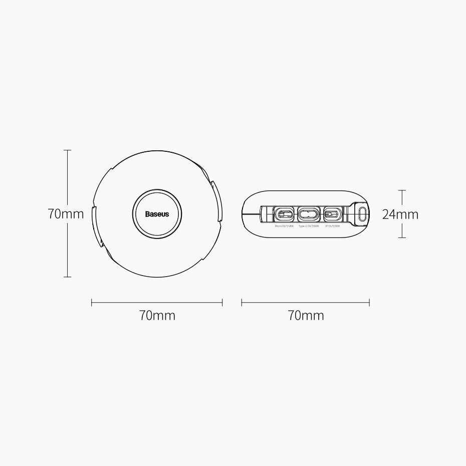 Baseus Zinc 3in1 CAMLC-01 цена и информация | Mobiiltelefonide kaablid | hansapost.ee