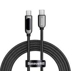 Кабель USB-C на USB-C Baseus Cafule, 100 Вт, 1 м (черный) цена и информация | Borofone 43757-uniw | hansapost.ee