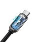 USB-C kaabel USB-C Baseus Cafule'i, 100 W, 1 m (must) цена и информация | Mobiiltelefonide kaablid | hansapost.ee