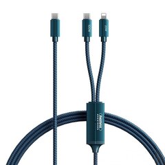 Remax Kerolla Series 2in1 fast cable USB Type C - USB Type C + Lightning PD QC AFC FCP 100W 1m blue (RC-093CCL) цена и информация | Кабели для телефонов | hansapost.ee