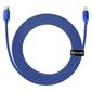 Baseus Crystal kaabel USB-C to Lightning, 20W, PD, 2m (sinine) цена и информация | Mobiiltelefonide kaablid | hansapost.ee
