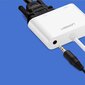 Ugreen videoadapter mikro-HDMI - HDMI + VGA 30cm must (MM115) цена и информация | USB adapterid ja jagajad | hansapost.ee