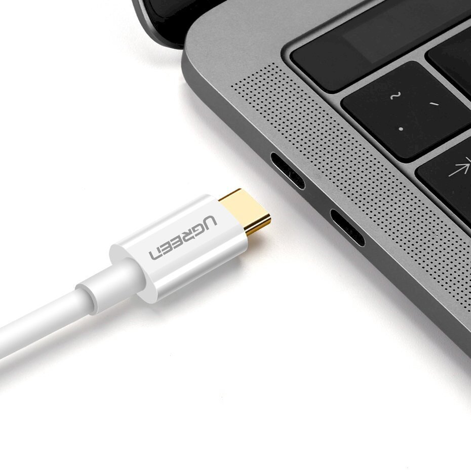 Ugreen ühesuunaline C-tüüpi USB-ekraaniport 4K 1,5 m must (MM139) adapterkaabel hind ja info | Mobiiltelefonide kaablid | hansapost.ee