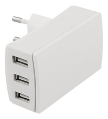 Deltaco USB-AC148, 3xUSB-A, 3.4A hind ja info | Laadijad mobiiltelefonidele | hansapost.ee