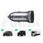 Ugreen USB Car Charger Type C / USB 24W Power Delivery Quick Charge gray (30780) цена и информация | Laadijad mobiiltelefonidele | hansapost.ee