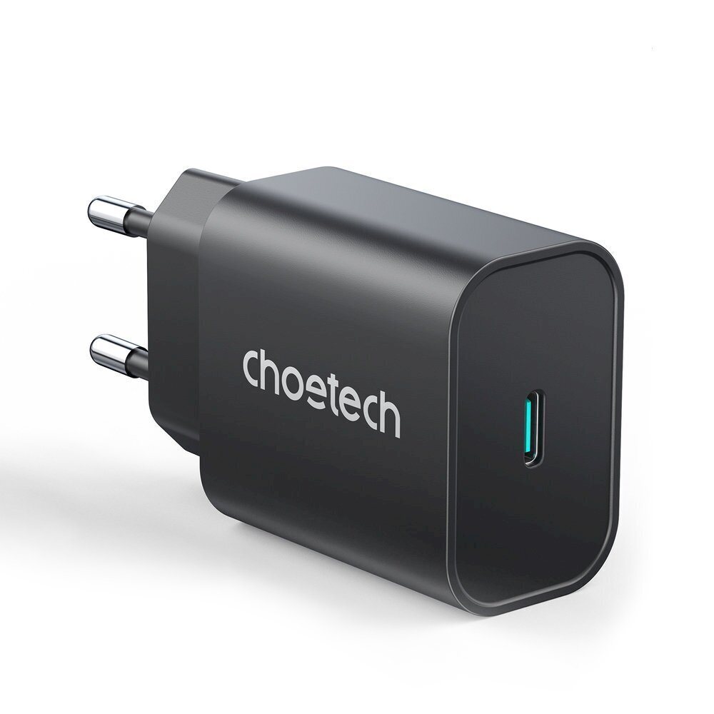 Choetechi kiire USB-tüüpi C laadija 25 W PPS PD must (PD6003) hind ja info | Laadijad mobiiltelefonidele | hansapost.ee