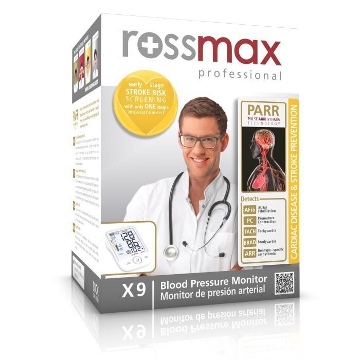 Rossmax X9 PARR PRO цена и информация | Vererõhuaparaadid | hansapost.ee