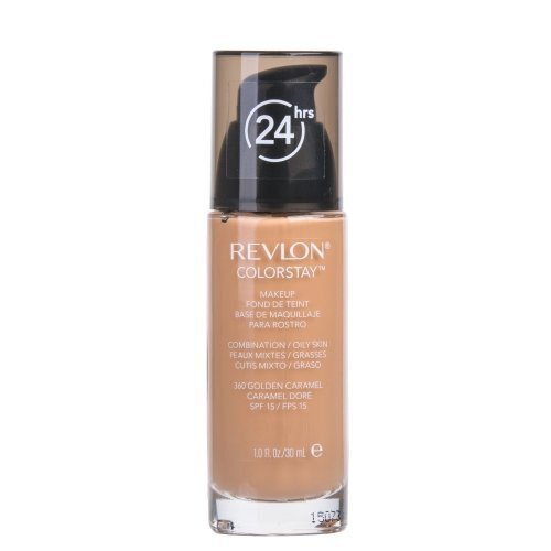 Revlon Colorstay Makeup Combination Oily Skin naistele 30 ml, 360 Golden Caramel hind ja info | Jumestuskreemid ja puudrid | hansapost.ee