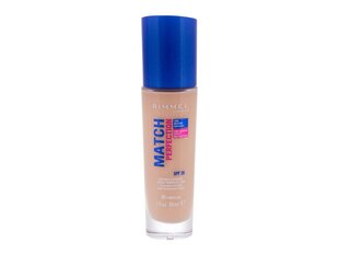 Rimmel London Match Perfection SPF20 тональный крем 30 мл, 90 Porcelain цена и информация | Пудры, базы под макияж | hansapost.ee