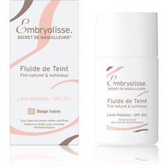 Embryolisse Secret De Maquilleurs Fluide De Teint jumestuskreem 30 ml, 01 Ivory Beige цена и информация | Пудры, базы под макияж | hansapost.ee