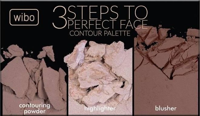 Wibo 3 Steps to Perfect Face kontuurimispalett - 3 Steps Dark hind ja info | Jumestuskreemid ja puudrid | hansapost.ee