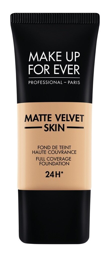 Matt jumestuskreem Make Up For Ever Matte Velvet Skin Liquid Full Coverage Foundation 24H, 30 ml, Y - 325 Flesh hind ja info | Jumestuskreemid ja puudrid | hansapost.ee