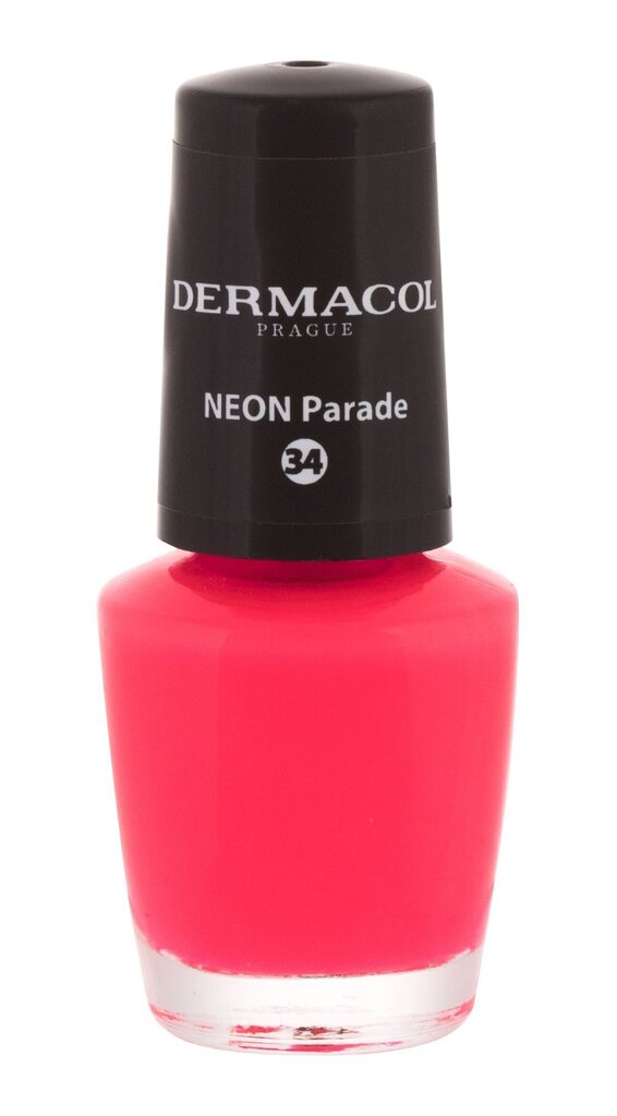 Dermacol Neon küünelakk 5 ml, 34 Neon Parade цена и информация | Küünelakid ja küünelakieemaldajad | hansapost.ee