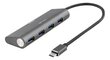 USB jaotur Deltaco USBC-1207, USB C - USB A цена и информация | USB adapterid ja jagajad | hansapost.ee