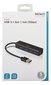 Ühendusjaam Deltaco UH-487, USB3.1 цена и информация | USB adapterid ja jagajad | hansapost.ee