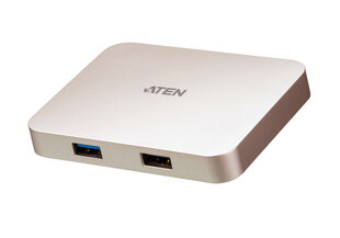 Адаптер Aten USB-C 4K Ultra Mini Dock with Power цена и информация | Адаптеры и USB-hub | hansapost.ee