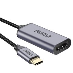 Choetech unidirectional cable adapter HUB USB Type C (male) to HDMI (female) 4K 60Hz gray (HUB-H10) цена и информация | Адаптеры и USB-hub | hansapost.ee