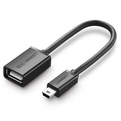 OTG mini USB adapter UGREEN US249 (black) цена и информация | Адаптеры и USB-hub | hansapost.ee