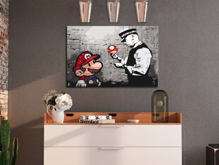 Картинка по номерам Mario (Banksy) 60x40 см цена и информация | Живопись по номерам | hansapost.ee