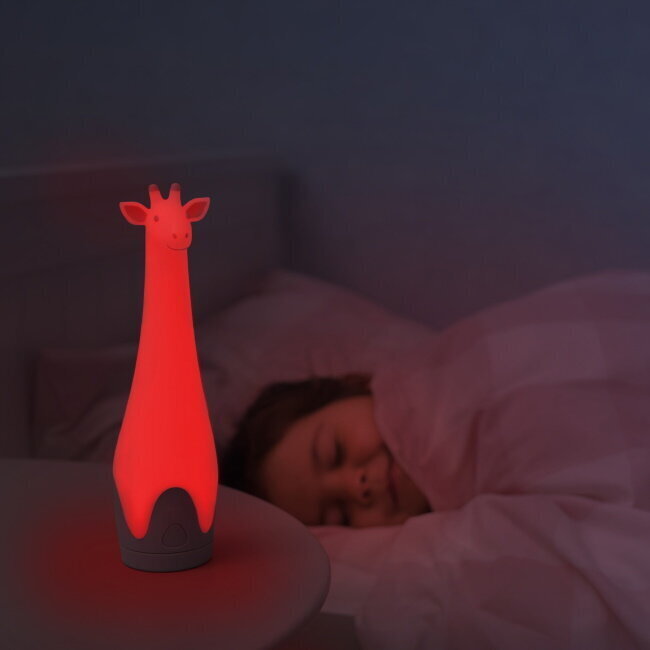 Zazu Gina Smart Giraffe - Night Lamp and Lantern with auto OFF function (after 10-30 min) for kids 3+ Grey hind ja info | Lastetoa valgustid | hansapost.ee