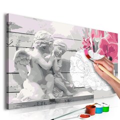 Картина по номерам Ангелы (Розовая орхидея) 60х40 см цена и информация | Живопись по номерам | hansapost.ee