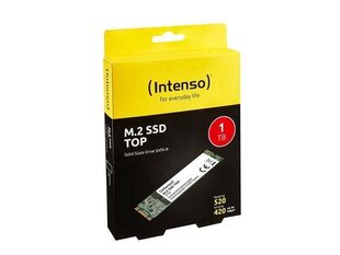 Intenso SSD M.2 Top 1TB цена и информация | Внутренние жёсткие диски (HDD, SSD, Hybrid) | hansapost.ee