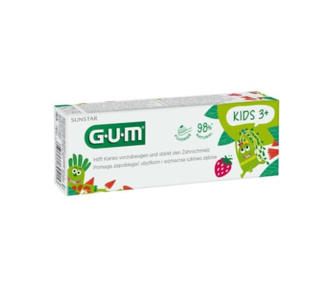 Hambapasta Kids3+, 50 ml GUM® 3000 hind ja info | Hambaharjad, hampapastad ja suuloputusvedelikud | hansapost.ee