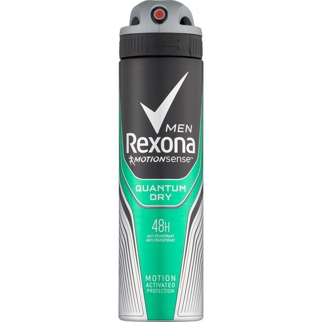 Pihustatav deodorant-antiperspirant Rexona Motionsense Quantum Dry meestele 150 ml цена и информация | Deodorandid | hansapost.ee