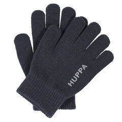 Huppa laste kevad-sügis sõrmkindad LEVI, tumehall цена и информация | Шапки, перчатки, шарфы для девочек | hansapost.ee